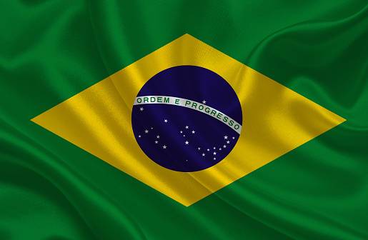 Waving Flag of Brazil